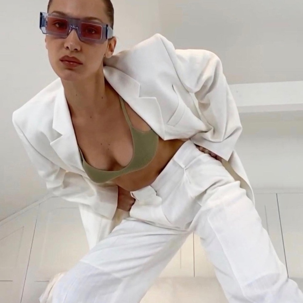 Jacquemus Les Lunettes Soleil Blue Sunglasses